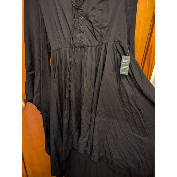Women's Torrid Black Witch Hilo Lace Cosplay Halloween Gothic Dress NWT Size 1X - Picture 5 of 8